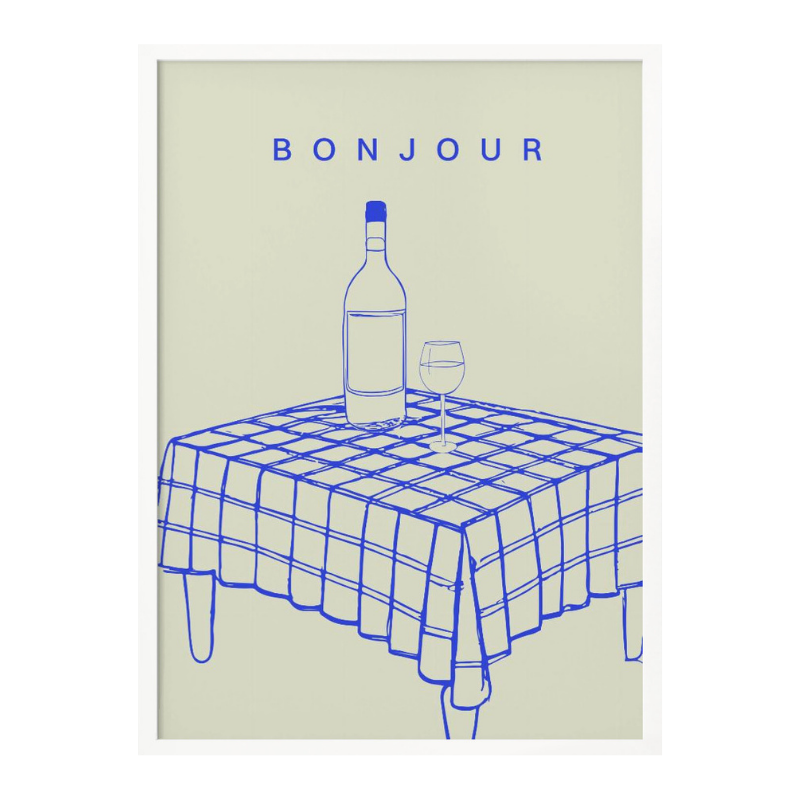 Cuadro "Bonjour"