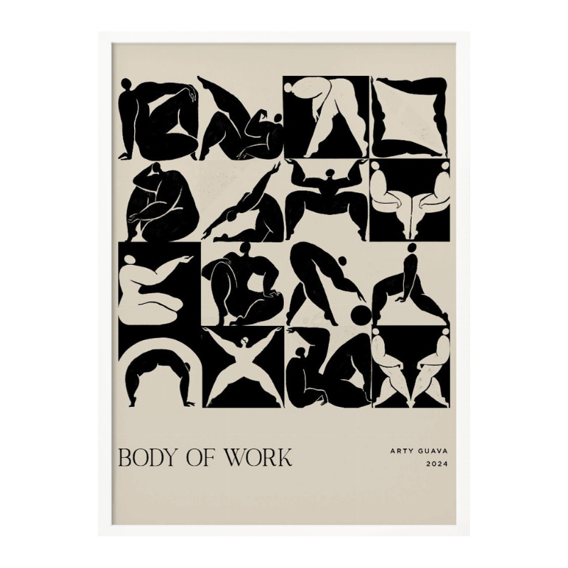 Body of Work (Noir) Art Print