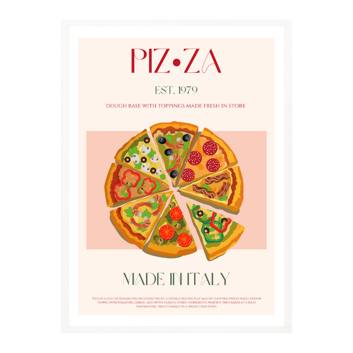 Cuadro "Slices of Italy"