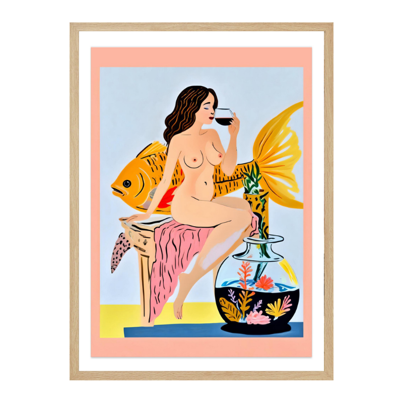 Fishy Shananigans Art Print