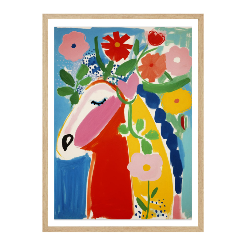 Cuadro "Floral Dreamhorse"