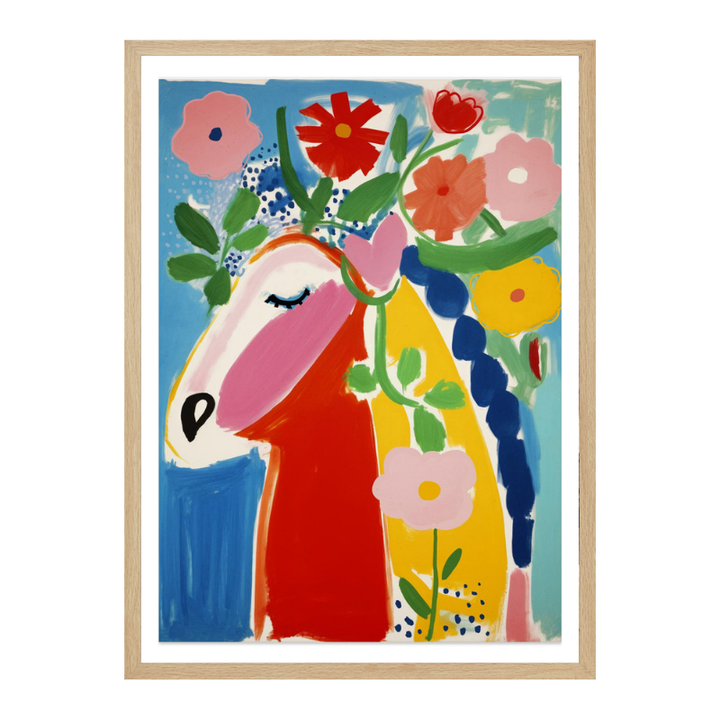Cuadro "Floral Dreamhorse"