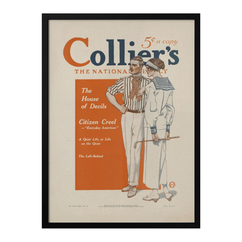 Collier´s The National. The House of Devils Art Print