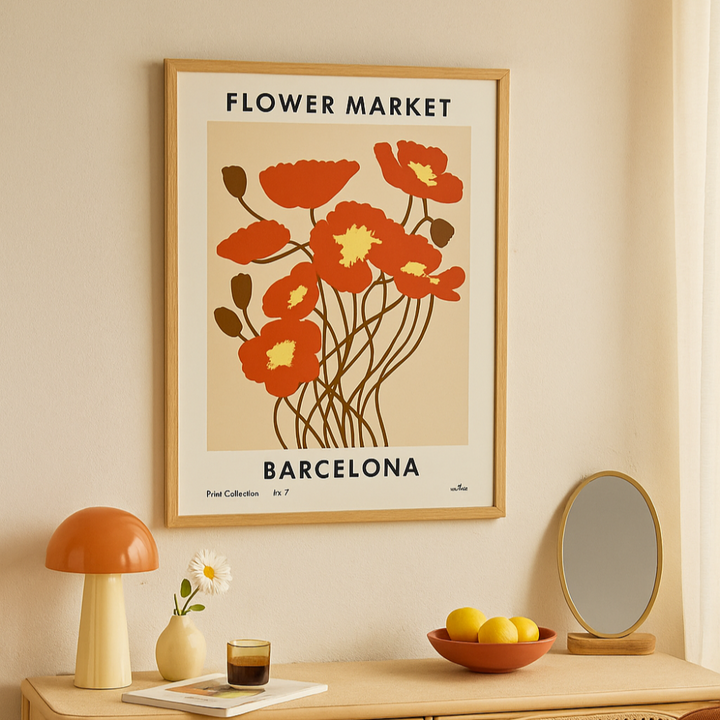 Cuadro "Flower Market. Barcelona"