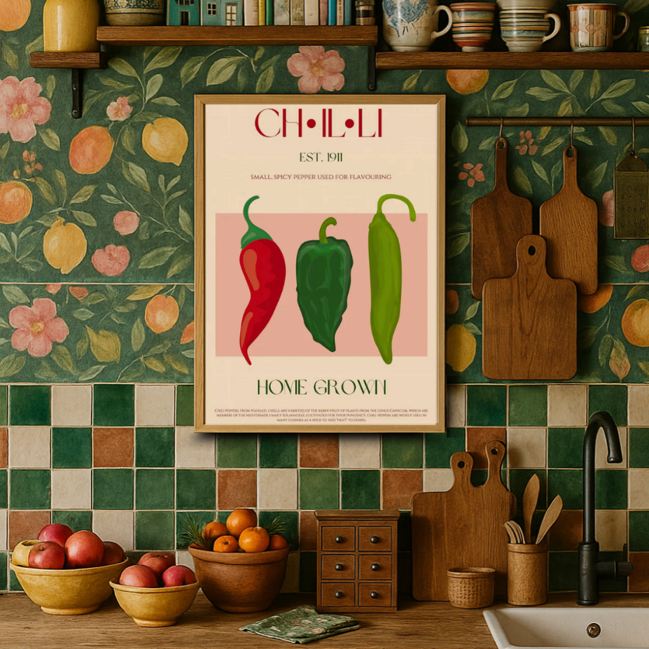 Cuadro "Spicy Trio Display"