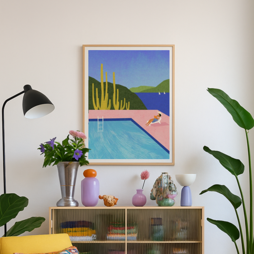 Cuadro "Swimming Pool" – Wall Studio