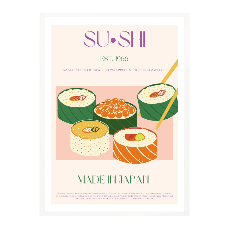 Cuadro "Sushi Delight"
