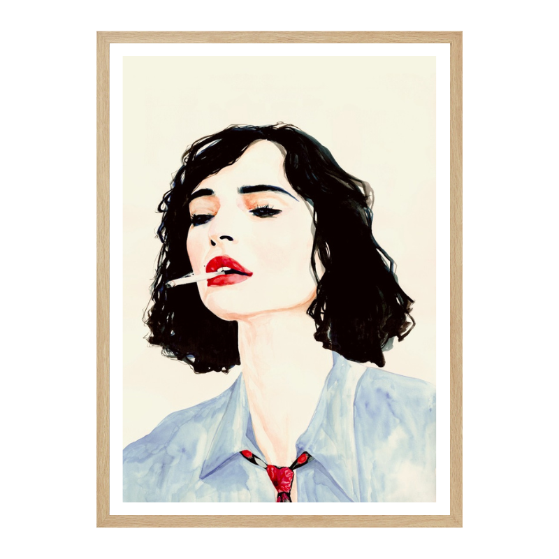 Cuadro "Chic Woman with Cigarette"