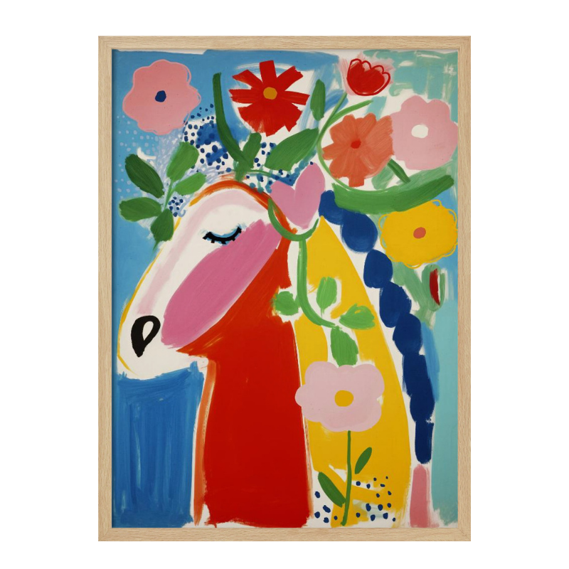 Cuadro "Floral Dreamhorse"