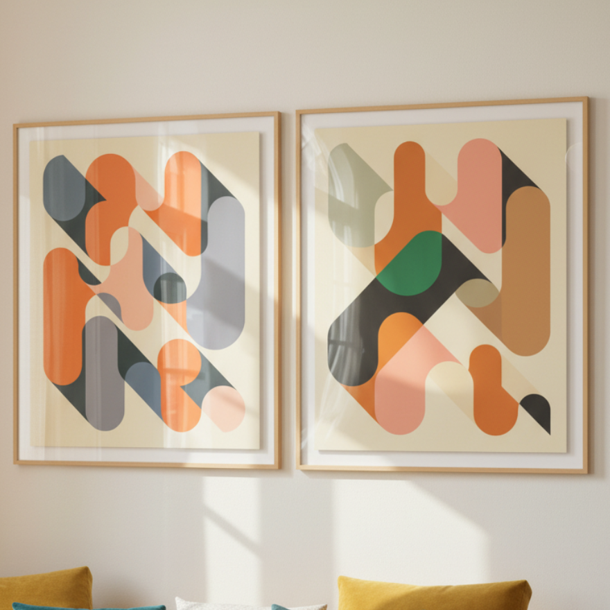 Set de cuadros "Geometrics"