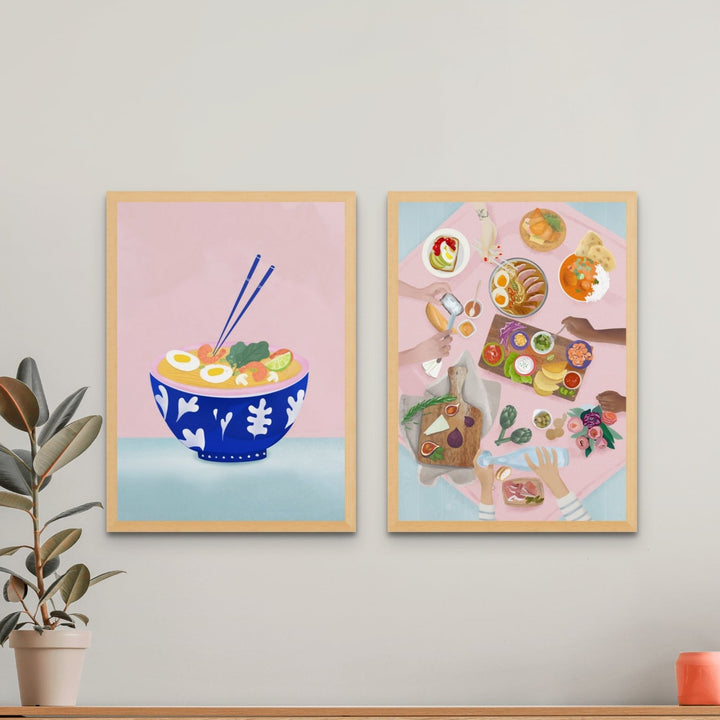 Ramen Bowl Art Print