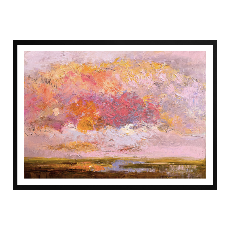 Cuadro "Vibrant Pink Horizon"