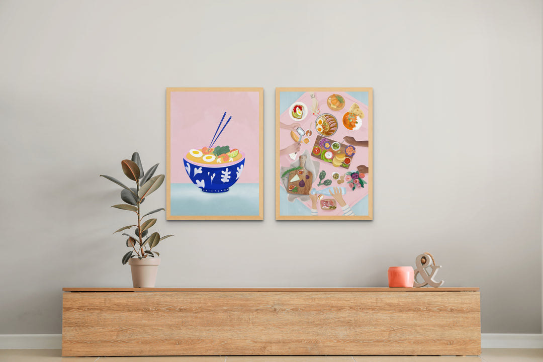 Ramen Bowl Art Print