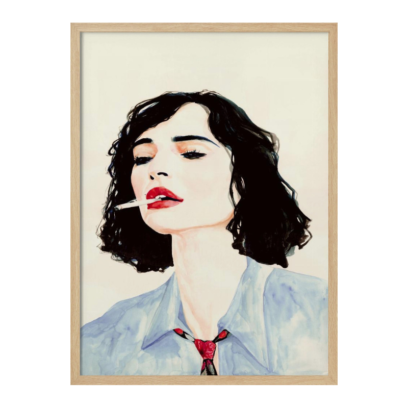 Cuadro "Chic Woman with Cigarette"