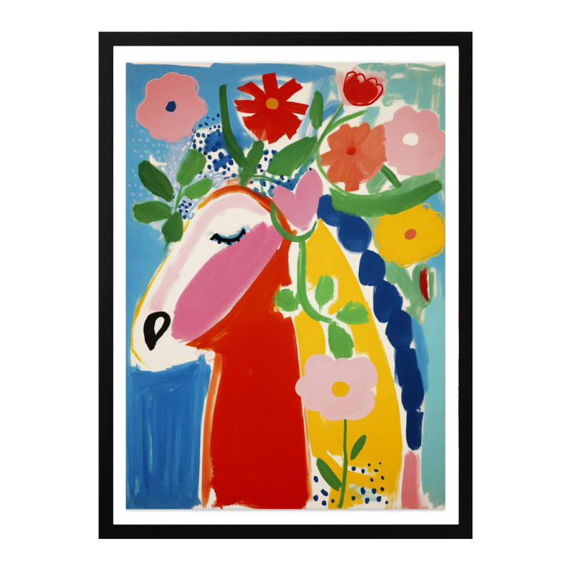 Cuadro "Floral Dreamhorse"