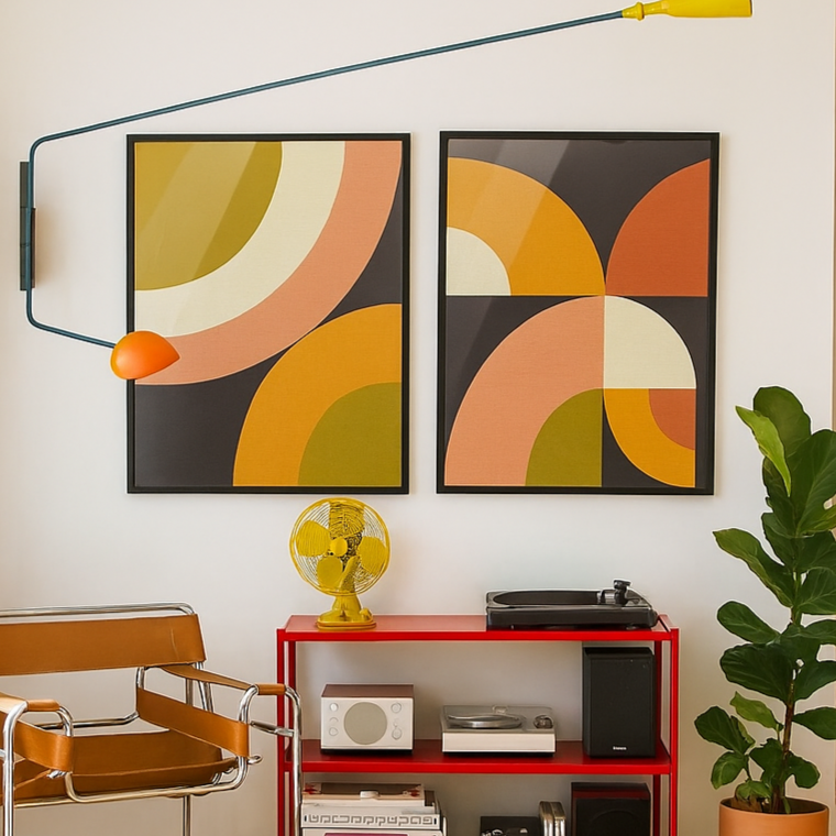 Set de cuadros "Geo Shapes Fall 21 Geo"