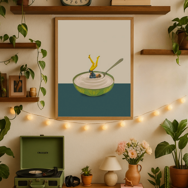 Cuadro "Yoga in my yogurt"
