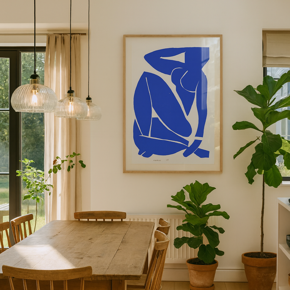 Cuadro "Nudo Blu III 1952"