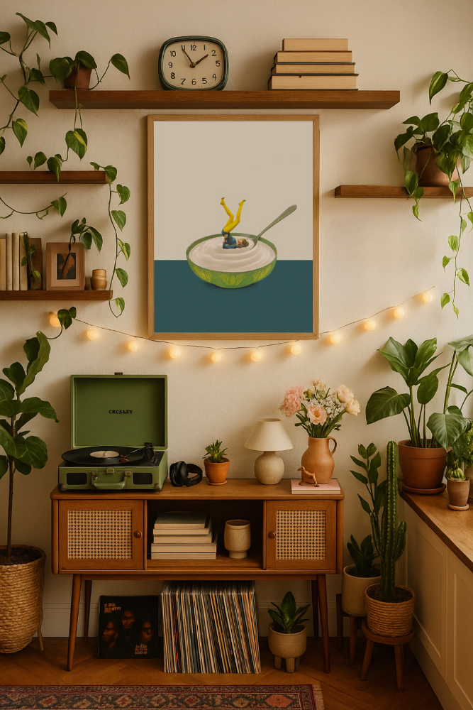 Cuadro "Yoga in my yogurt"