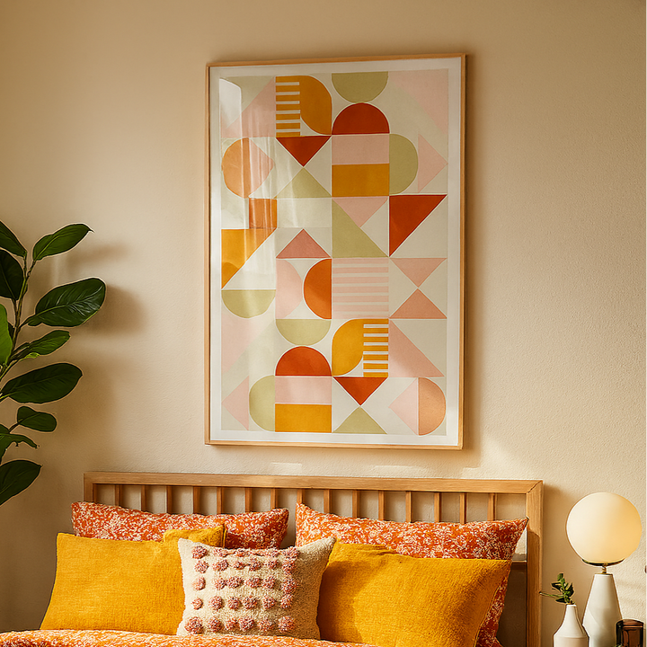 Cuadro "Bauhaus Fun Pastel"
