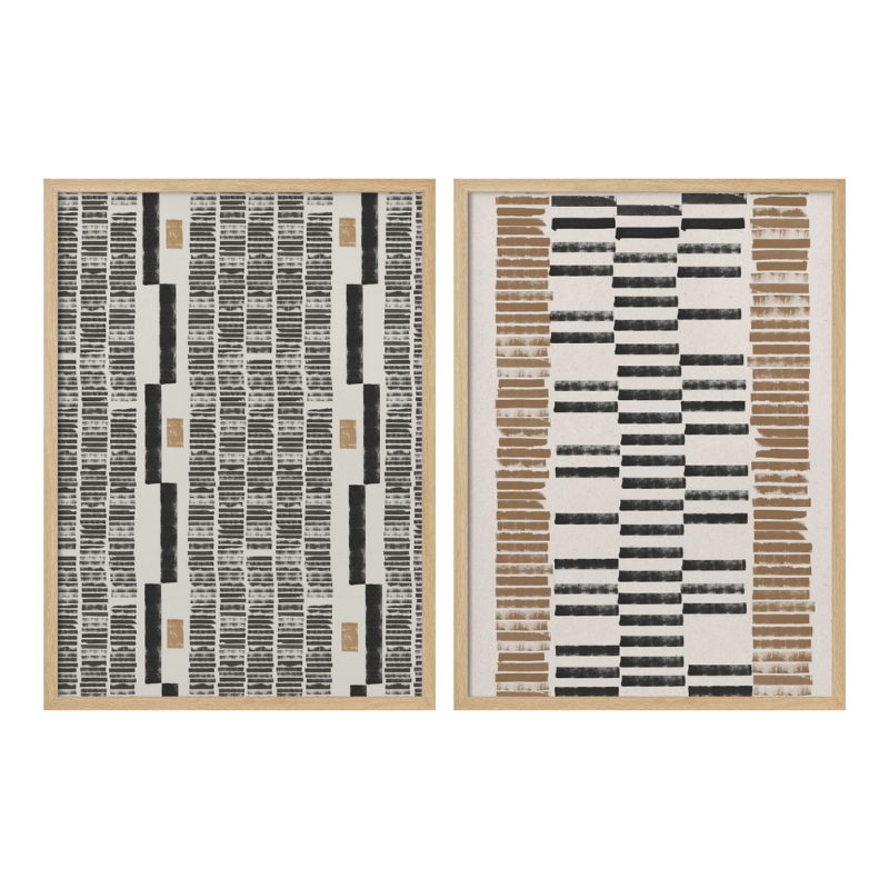 Set "Linear Rhythm" Art Prints