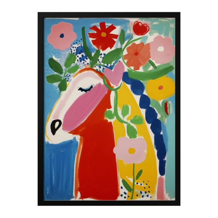 Cuadro "Floral Dreamhorse"
