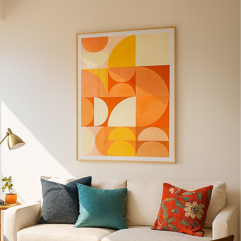 Cuadro "Spring Mid Rhapsody Orange"