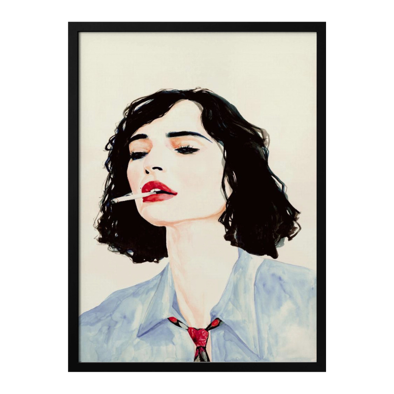 Cuadro "Chic Woman with Cigarette"