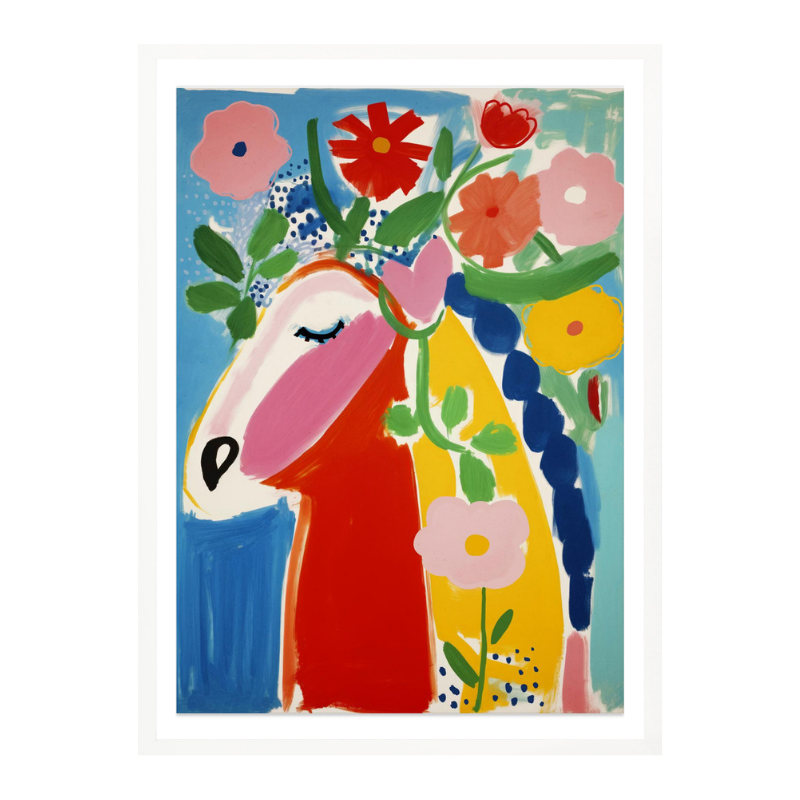 Cuadro "Floral Dreamhorse"