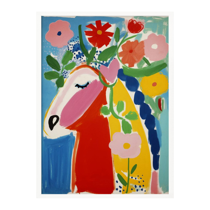 Cuadro "Floral Dreamhorse"