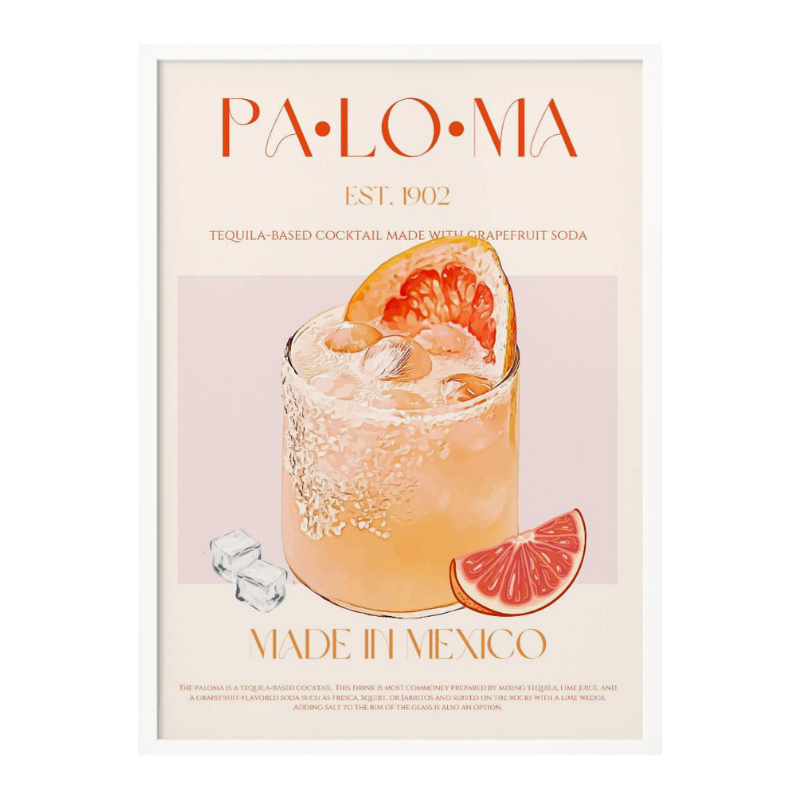 Cuadro "Tequila Sunrise Sip"