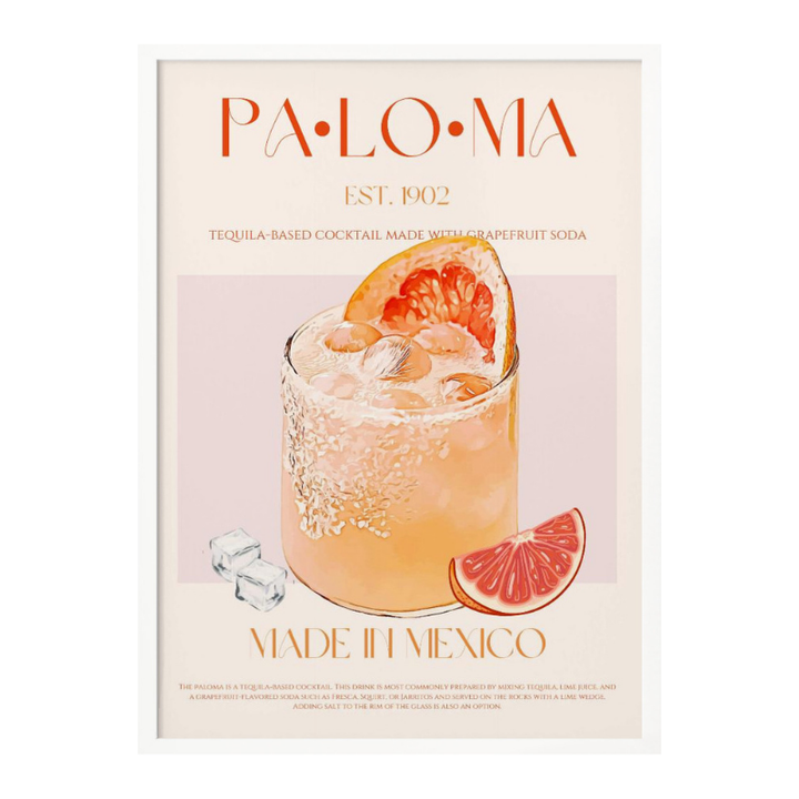 Cuadro "Tequila Sunrise Sip"