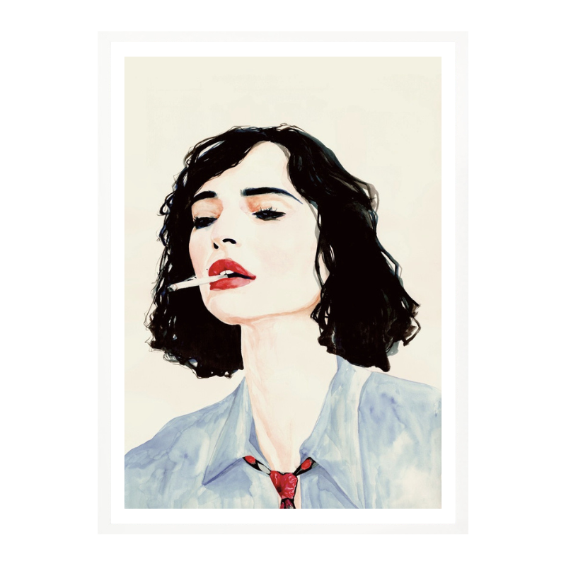 Cuadro "Chic Woman with Cigarette"