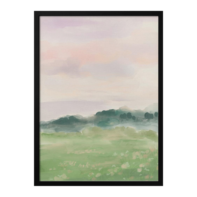 Cuadro "Misty Morning Fields"