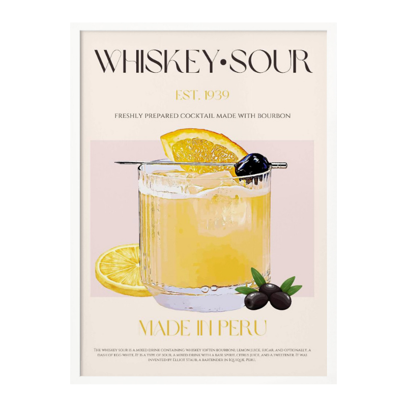 Cuadro "Peruvian Whiskey Bliss"