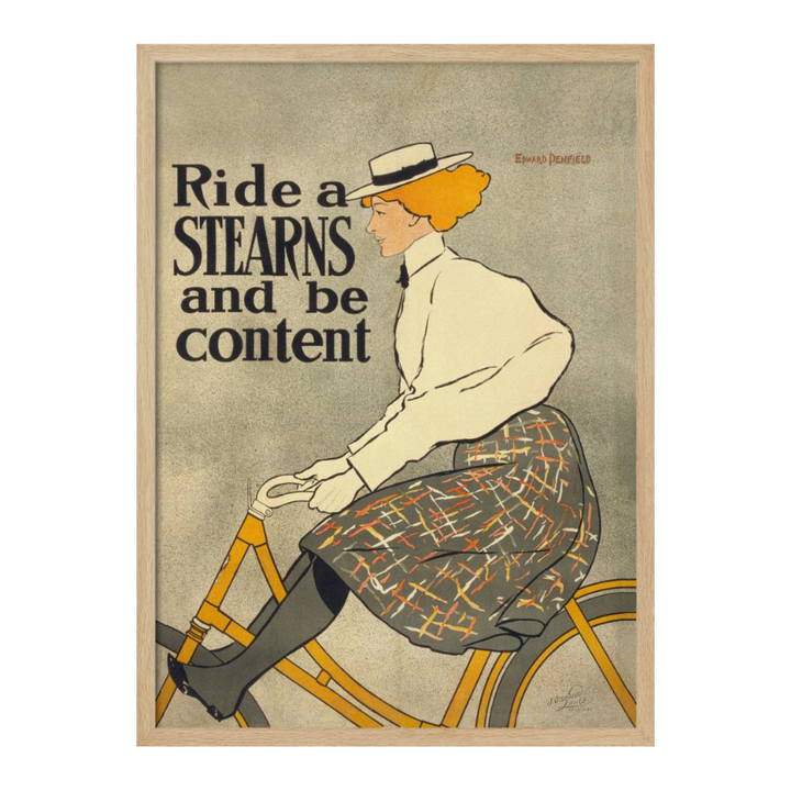 Ride a Stearns and Be Content Art Print