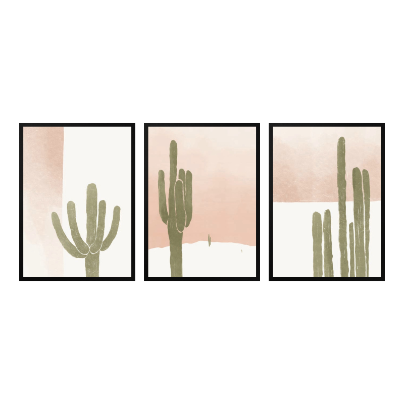 Set de cuadros "Desert Soft Tones"