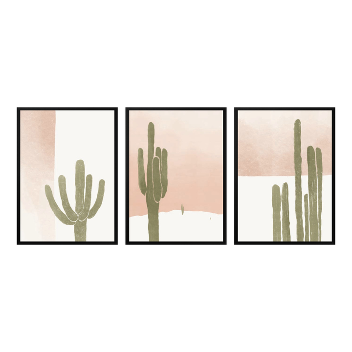 Set de cuadros "Desert Soft Tones"