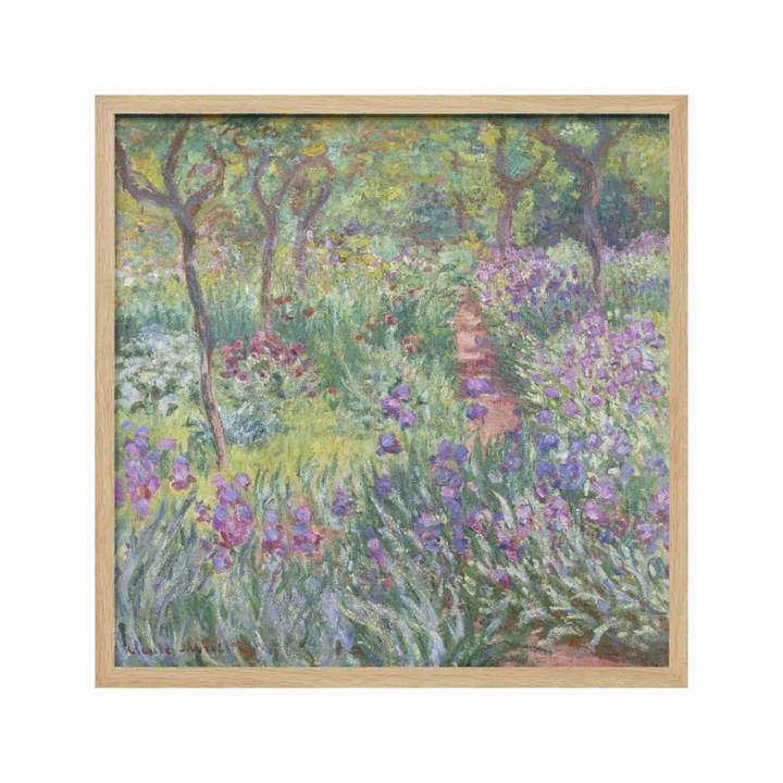 Cuadro “The Iris Garden at Giverny (1900)”