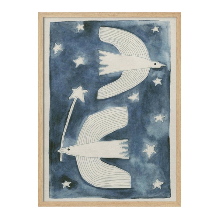 Celestial Birds Art Print