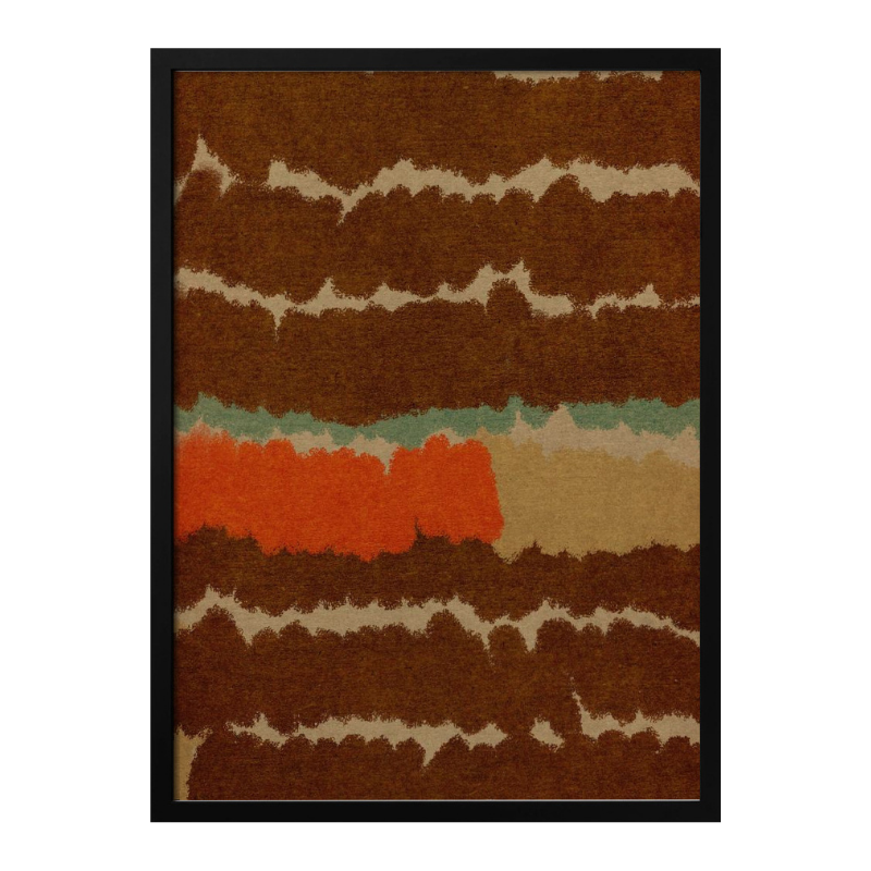 Cuadro "Earthy Stripe Abstract"