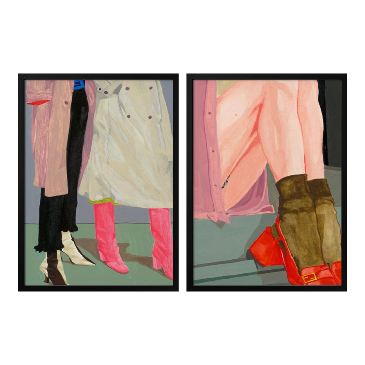 Set de cuadros "Street Style Footwear"