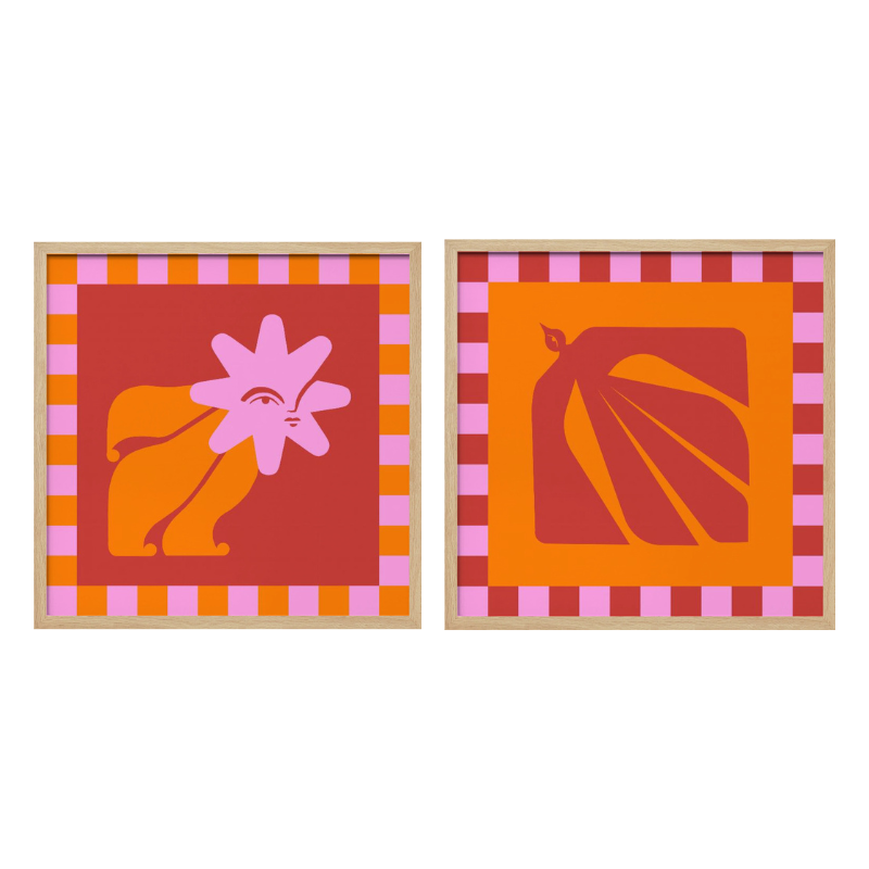 Set de cuadros "Organic Glow"