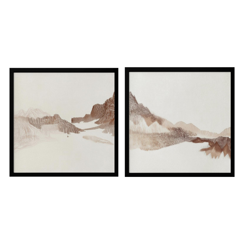 Set de cuadros "Peaceful nature"