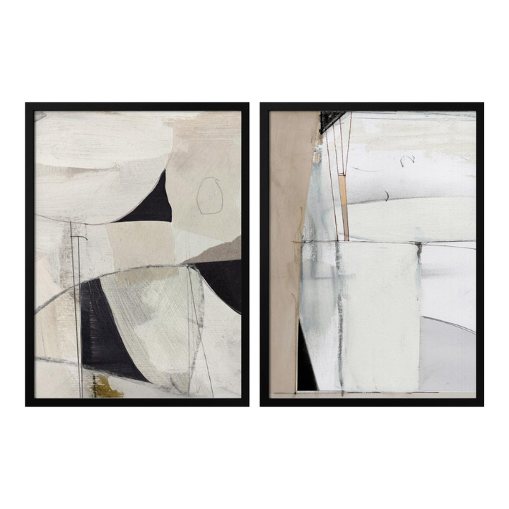Set de cuadros "Monochrome Balance"