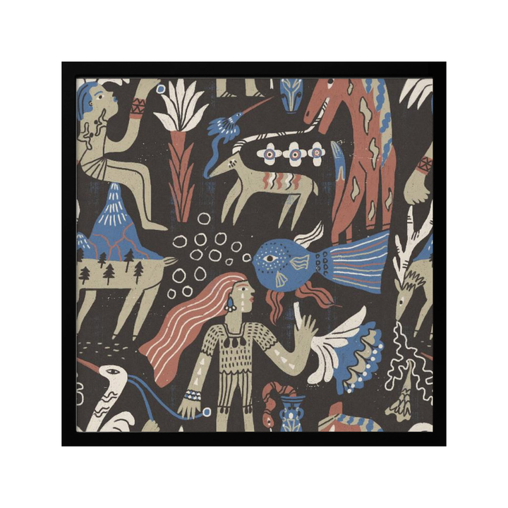 Cuadro "Mystical Folk Art Creatures"