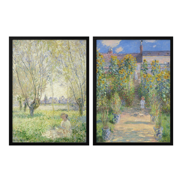Set de cuadros "Impressionist Gardens"