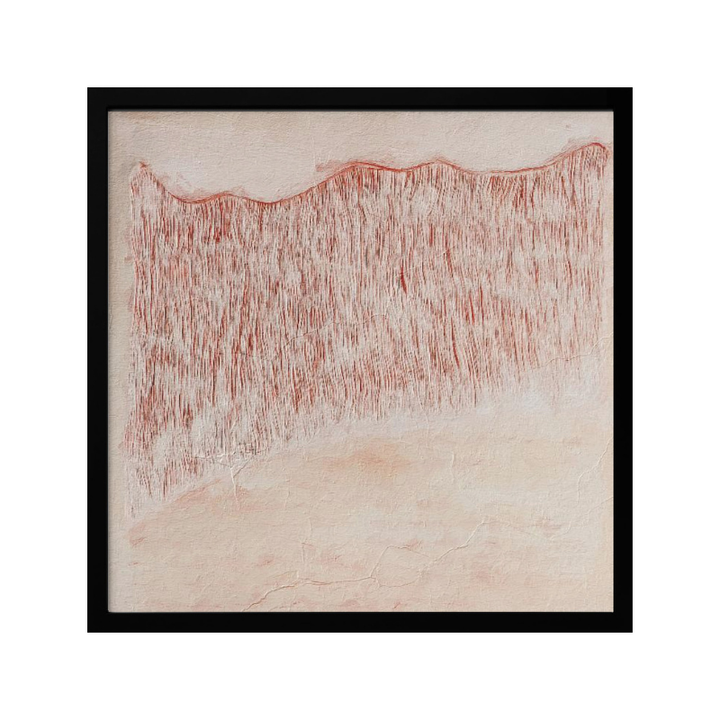 Cuadro "Crimson Wavescape"