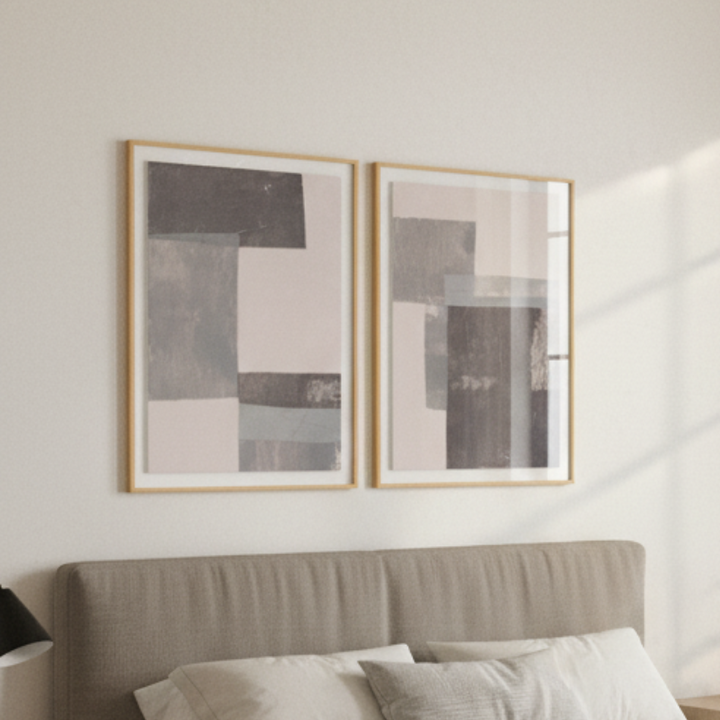 Cuadro "Gray Blocks #1"