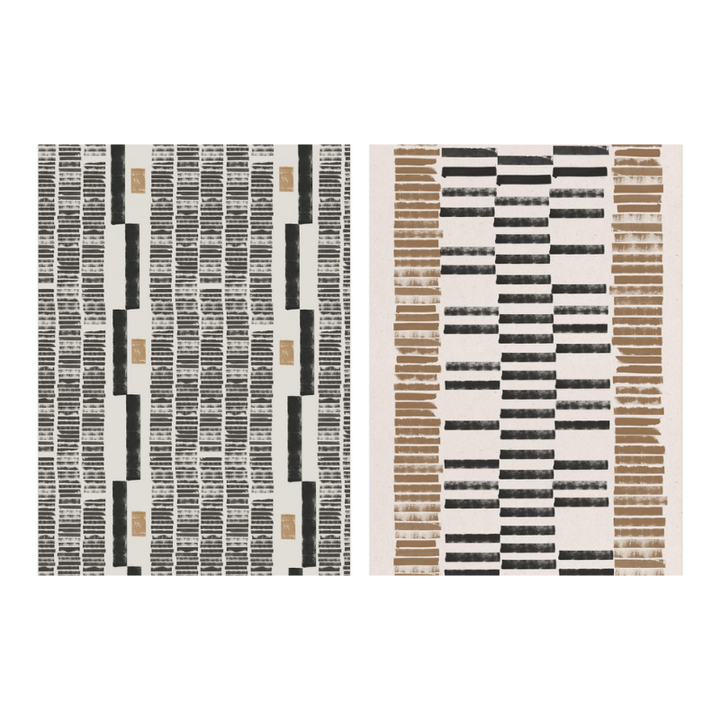 Set "Linear Rhythm" Art Prints